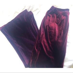 Red velvet bell bottoms🍒